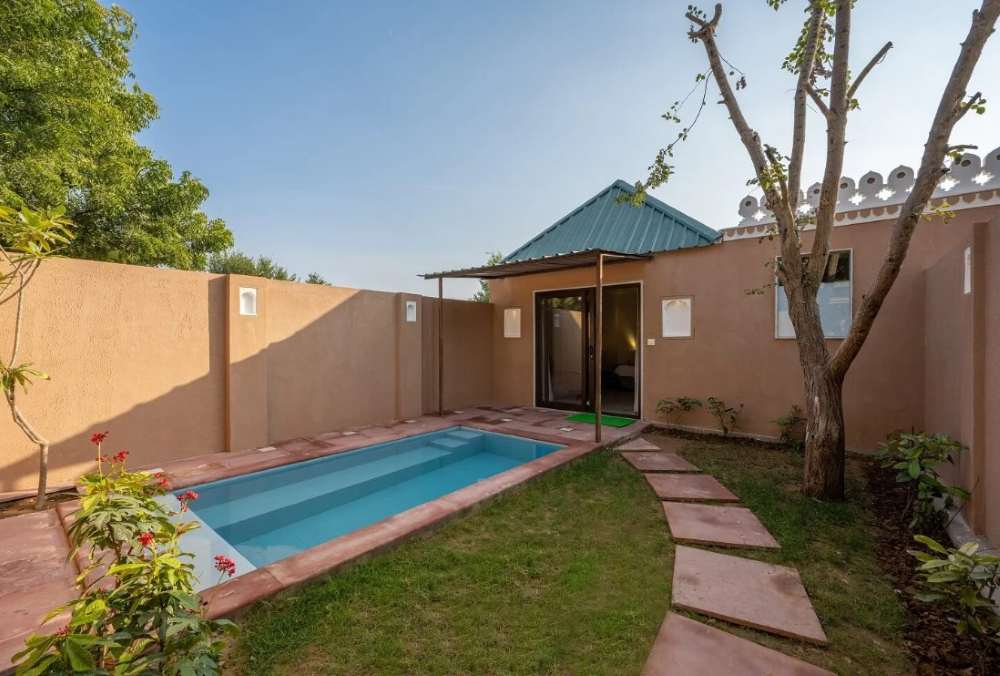 private pool villa agan resort ranthambore