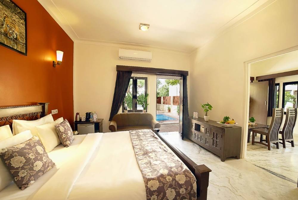 2 bedroom private pool villa ranthambore