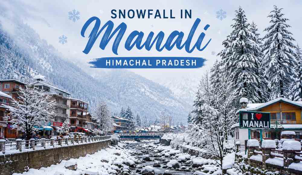 snowfall in manali