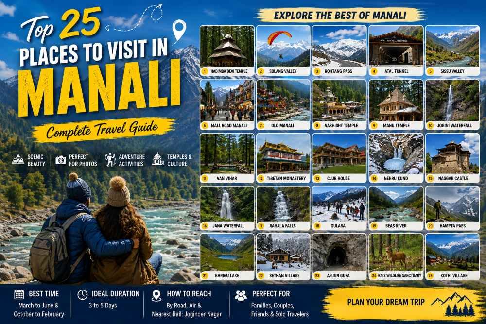 25 Places to Visit in Manali