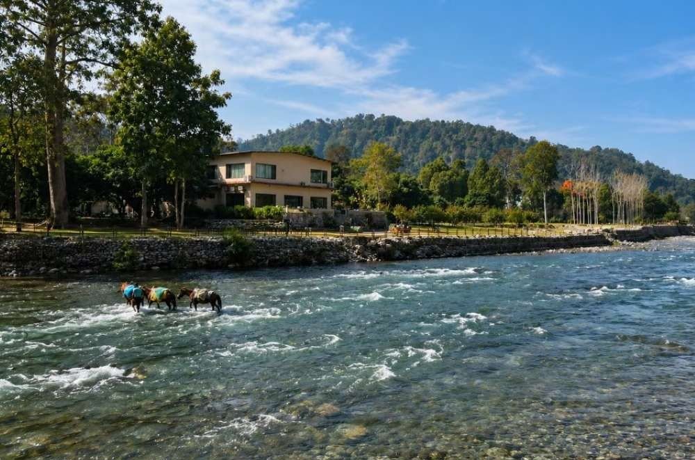 Bel-la-Monde-Riverside-Resort-Jim-Corbett-river-view-landscape-view